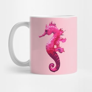 Cute Pink Sea Horse Mug